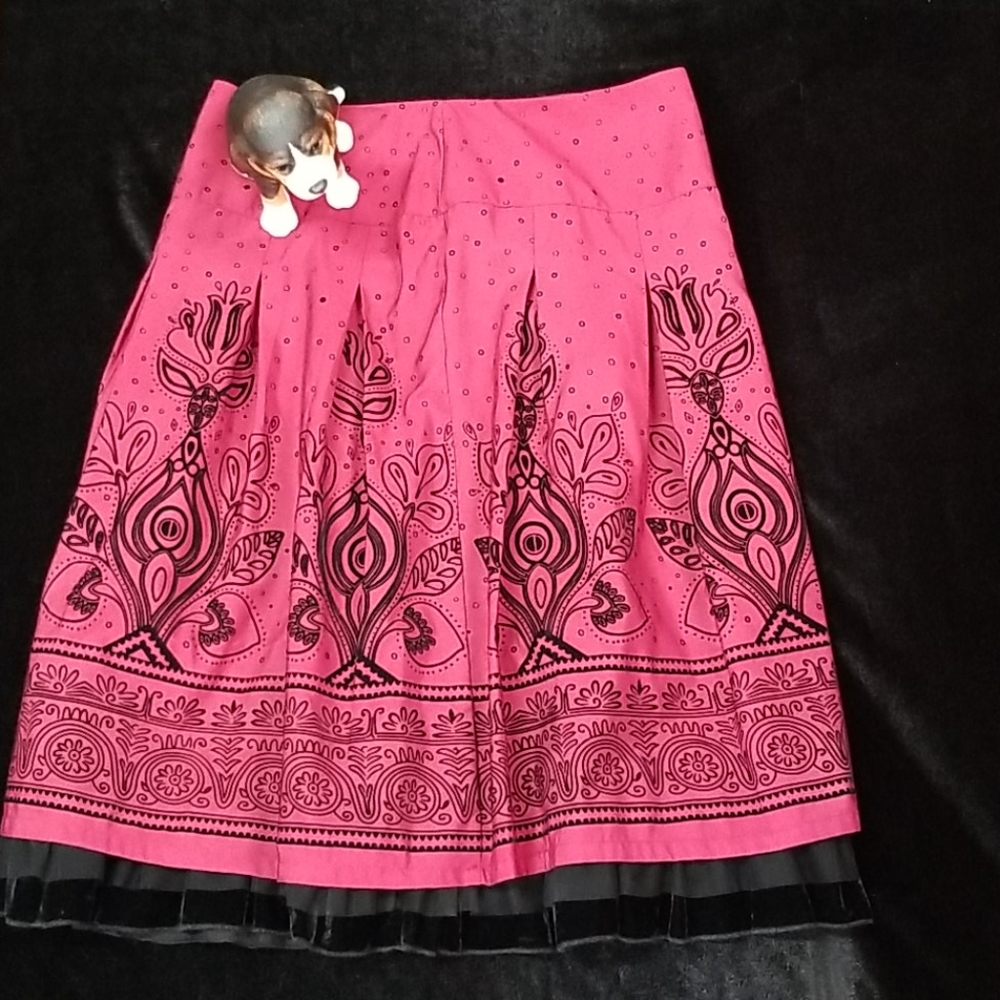 Apt. 9 Midi Skirt w/slip size 6